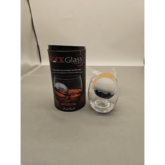 On the Rock Glass and Ice Ball by Final Touch Brand New in Original Packaging - Picture 1 of 4